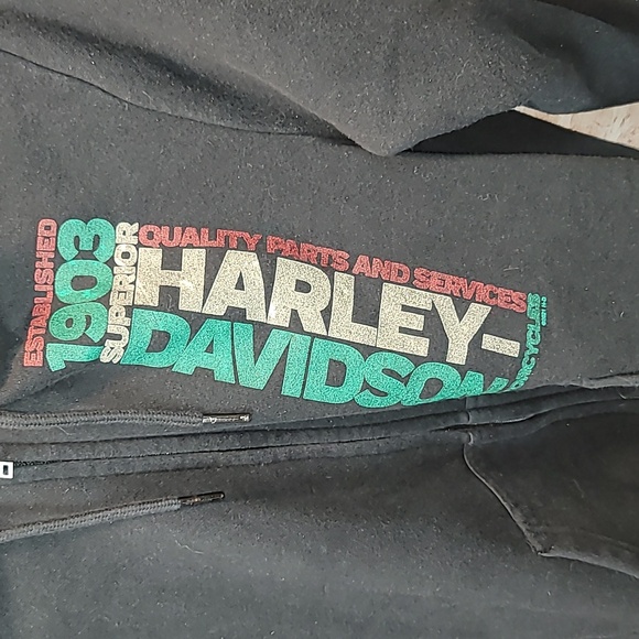 Harley davidson zip up hoodie Smoky mountains men's small - Picture 2 of 5